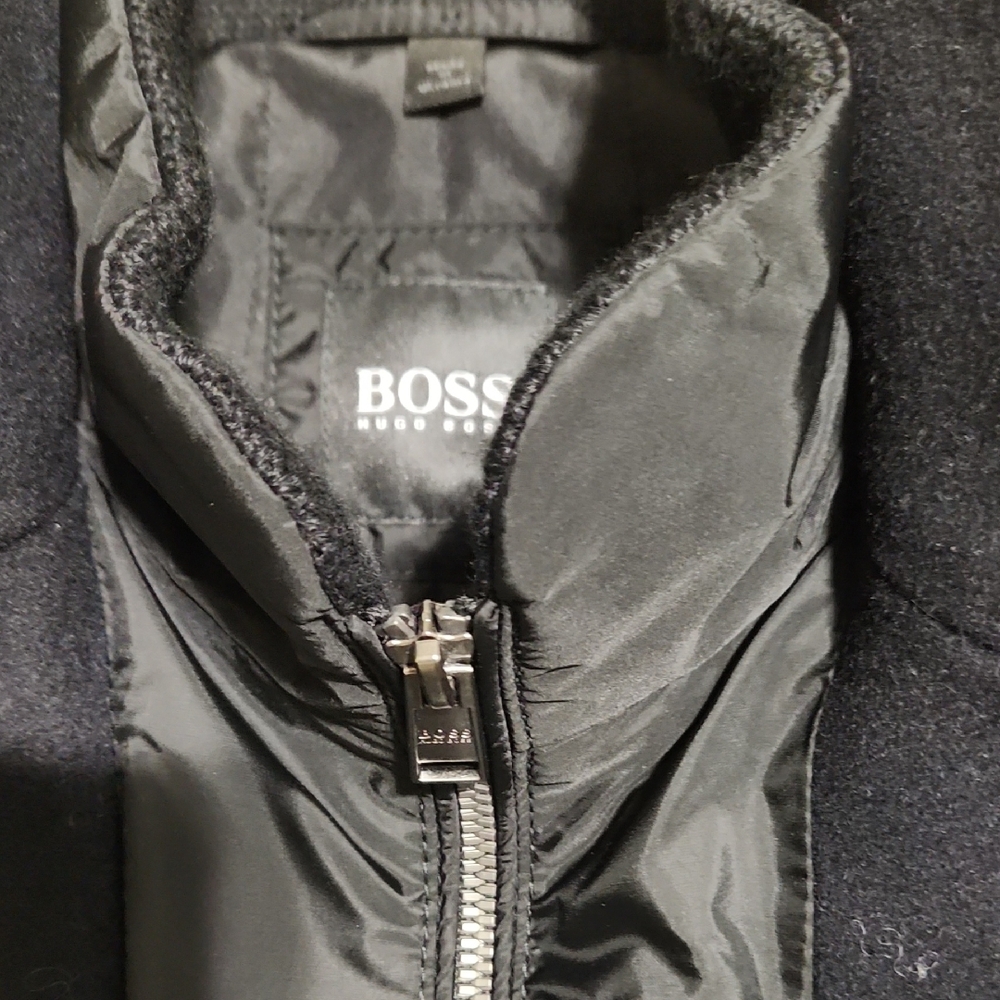 Men's Black Coat - Picture 3 of 12